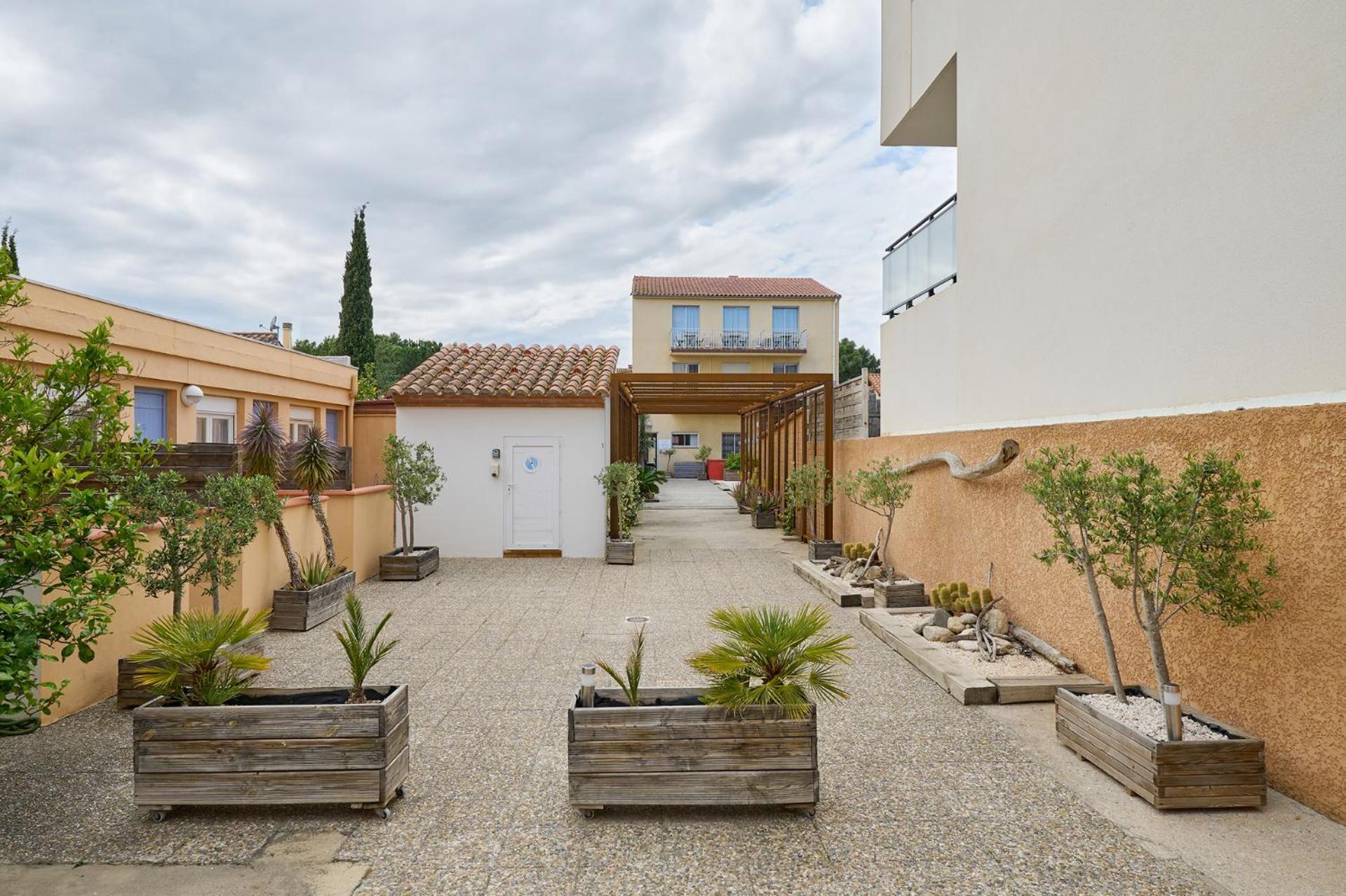 Hotel Les Mimosas Argelès-sur-Mer Exterior foto