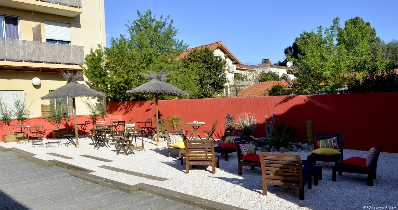 Hotel Les Mimosas Argelès-sur-Mer Exterior foto